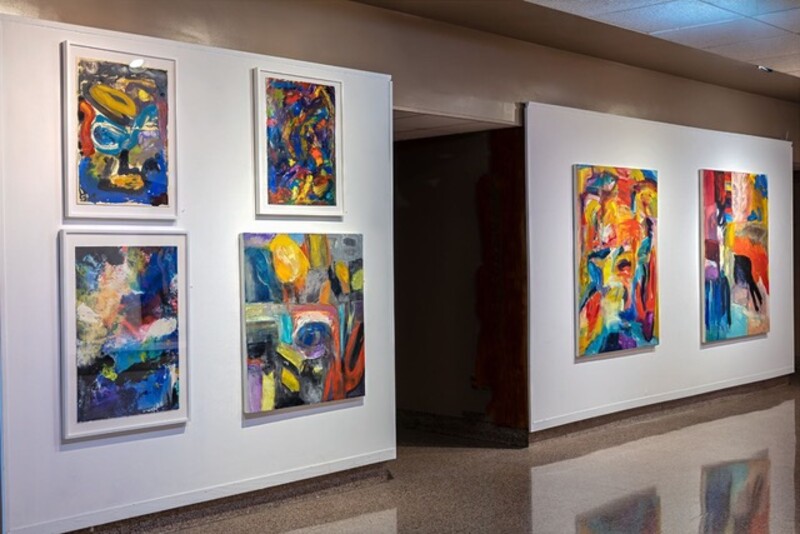 Installation view, Accessing Presence